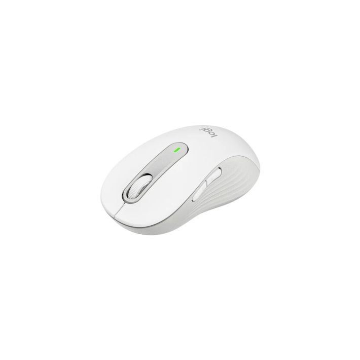 LOGITECH 910-006238, M650L Signature, Beyaz, Sağ El, USB Nano 2,4G Kab
