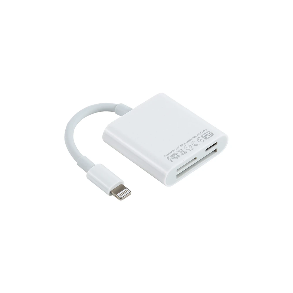 ALLY NK-101Y Pro 3 İn 1 İPhone Lightning to SD-TF Çevirici Adaptör