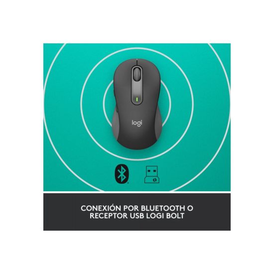 LOGITECH 910-006253, M650 Signature, Siyah, Sağ El, USB Nano 2,4G Kabl
