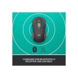 LOGITECH 910-006253, M650 Signature, Siyah, Sağ El, USB Nano 2,4G Kabl
