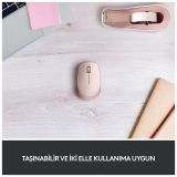 LOGITECH 910-006865, M171 Rose, USB Nano 2,4G Kablosuz, 1000dpi, Optik