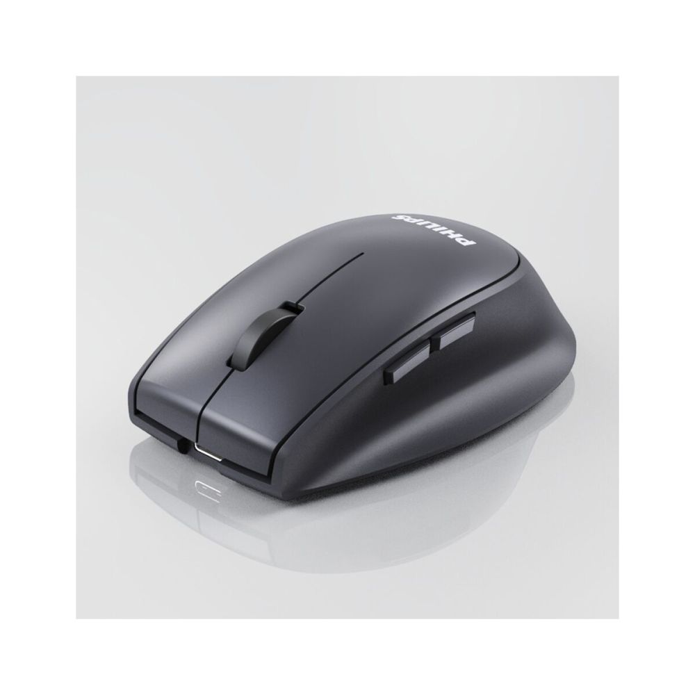 PHILIPS SPK7627K, Gri, USB Nano 2,4Gh ve Bluetooth Kablosuz, 1600dpi, 