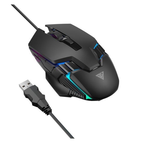 GAMDIAS AURA GS4, Çok Renkli Aydınlatma, USB Kablolu, 6 Tuşlu, Gaming 