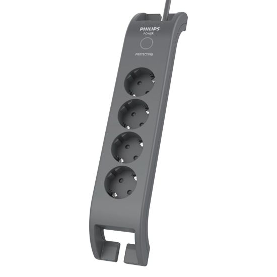 PHILIPS SPN3140A/62, 4 Soket, Akım Korumalı Priz, 900 Joules, 2Mt Kabl