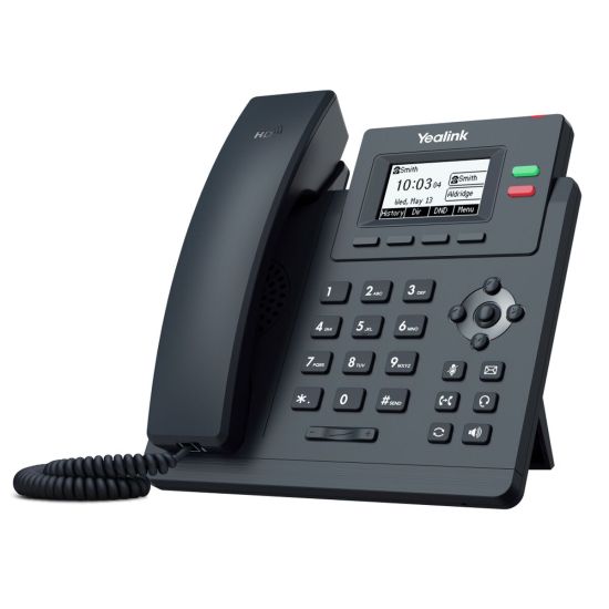 YEALINK SIP-T31P, Masaüstü, Kablolu IP TELEFON, Siyah, 2.3" Siyah