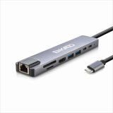 ENKADO EKD-TP42, Type-C to To HDMI, 2PD, 2 USB 2.0 HDMI 4K + SD/TF, Et
