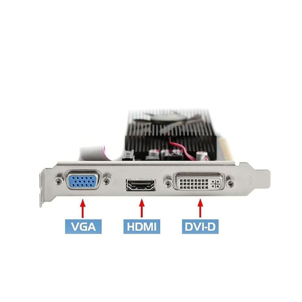 PELADN Radeon R5 230, 2Gb, GDDR3, 64Bit, 1xD-Sub, 1xDVI, 1xHDMI Ekran 