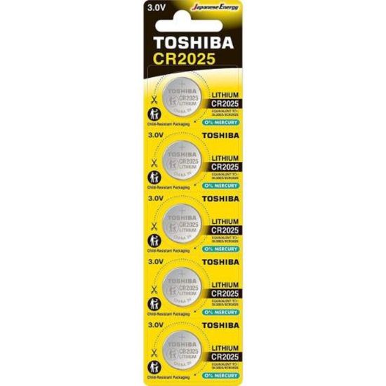 TOSHİBA CR 2025 Lithium Bios Pili 5 Lİ