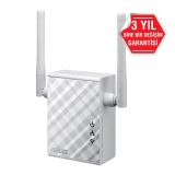 ASUS RP-N12, N300, 300Mbps, 2.4GHz WPS Butonu, 1Port Megabit Lan, Menz