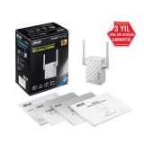 ASUS RP-N12, N300, 300Mbps, 2.4GHz WPS Butonu, 1Port Megabit Lan, Menz