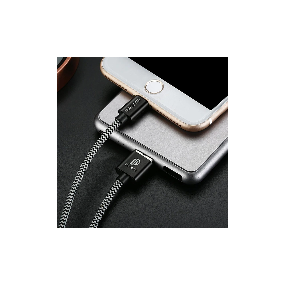 Dux Ducis K-One Cable İPhone Usb Şarj Kablosu 1 METRE