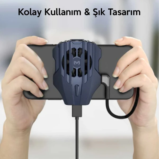 MEMO DL02 Telefonu Soğutma Fanı Radyatör (İPhone Kablo İle)