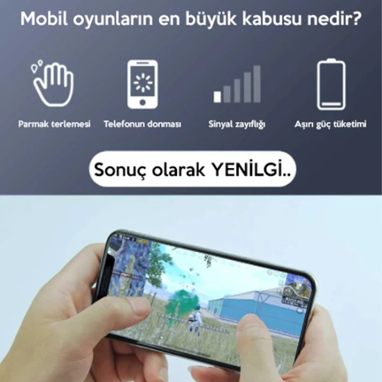 MEMO DL02 Telefonu Soğutma Fanı Radyatör (İPhone Kablo İle)
