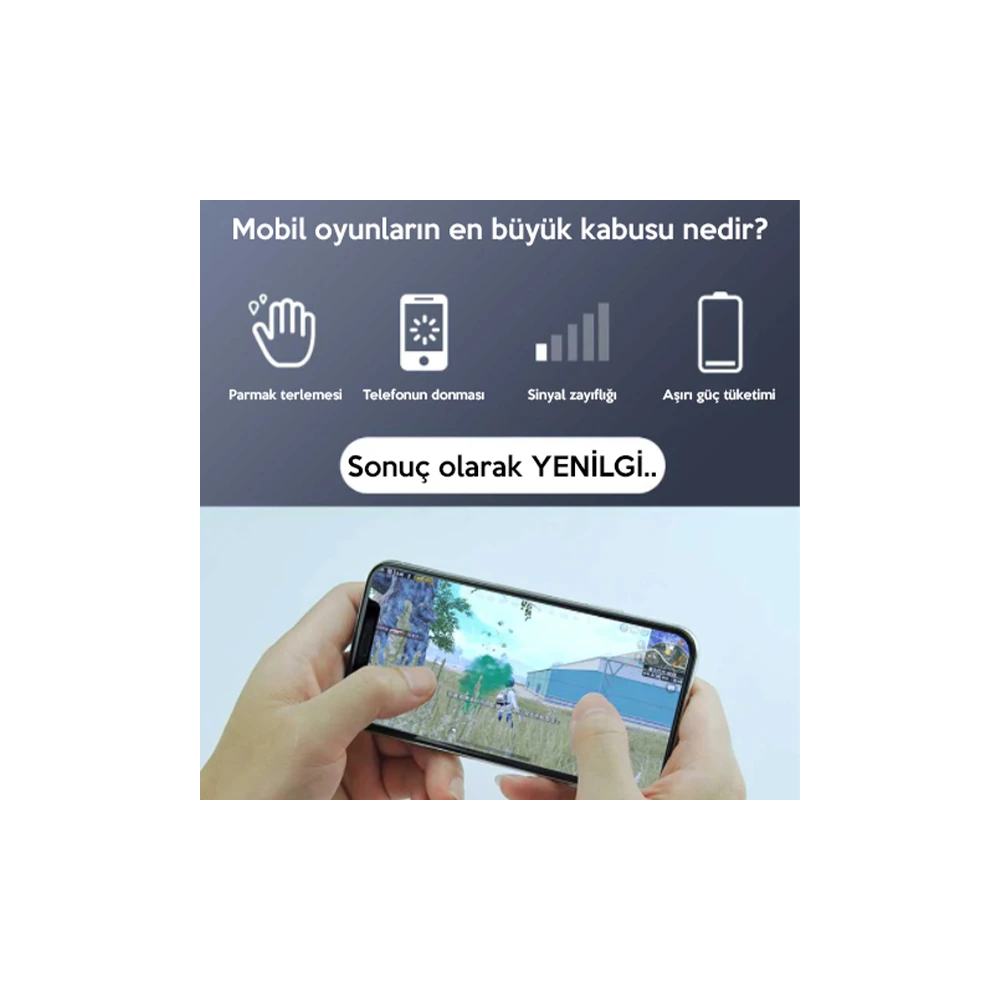 MEMO DL02 Telefonu Soğutma Fanı Radyatör (İPhone Kablo İle)