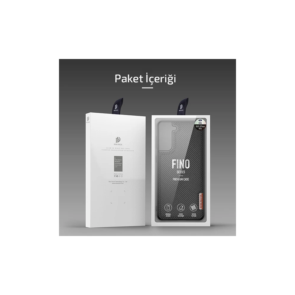 Dux Ducis Sm Galaxy S21 Plus Kılıf Fino Series Premium Arka Koruma Kıl