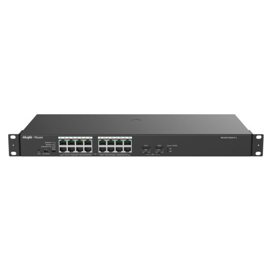 RUIJIE REYEE RG-ES118GS-P-L 18 Port, 16 Port Gigabit PoE, 247W, 2 Port
