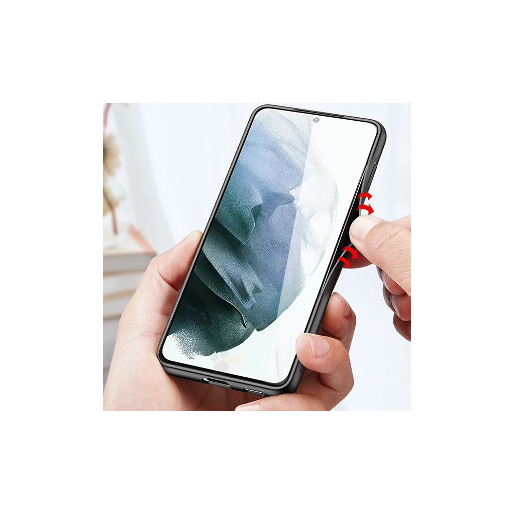 Dux Ducis Sm Galaxy S21 Plus Kılıf Fino Series Premium Arka Koruma Kıl