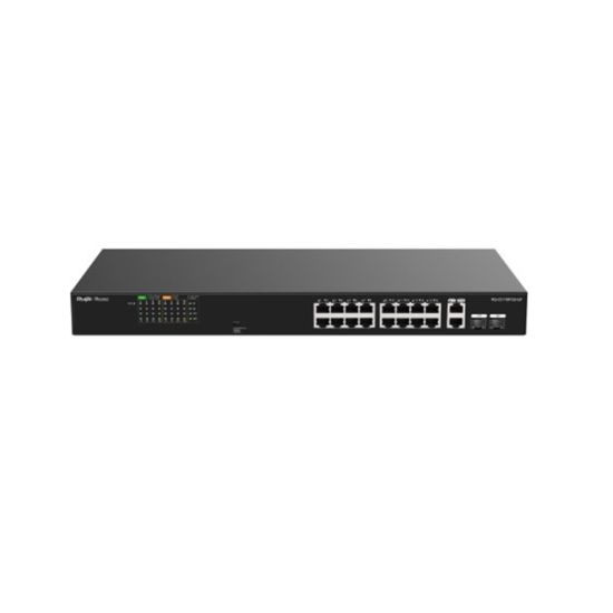 RUIJIE REYEE RG-ES118FGS-LP 18 Port, 16 Port Megabit PoE, 120W, 2 Port