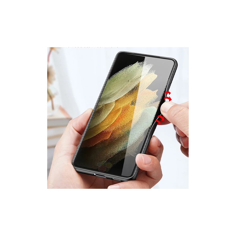 Dux Ducis Sm Galaxy S21 Ultra Kılıf Fino Series Premium Arka Koruma Kı