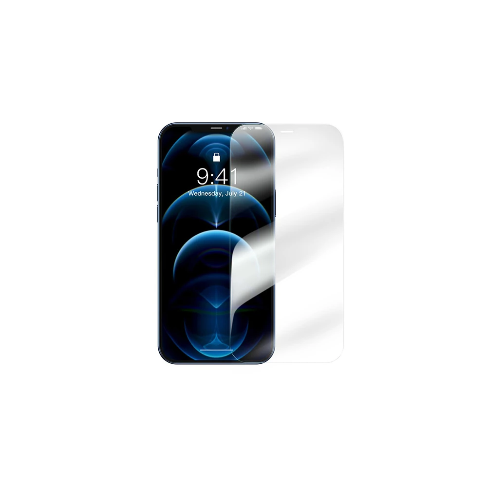 Baseus iPhone 12 Pro Max 6.7 0.3mm HD Anti-drop Tempered Kırılmaz Cam 
