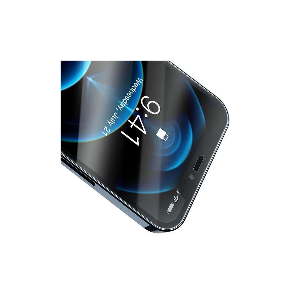 Baseus iPhone 12 Pro Max 6.7 0.3mm HD Anti-drop Tempered Kırılmaz Cam 