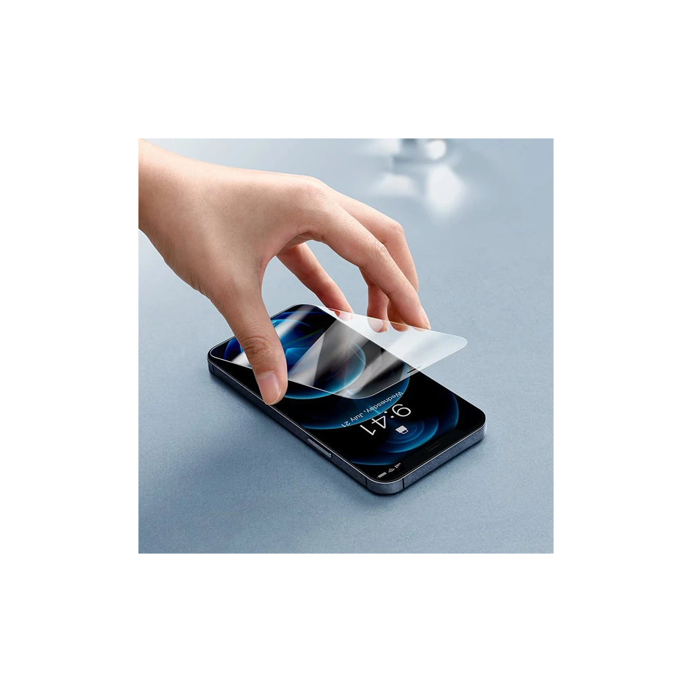 Baseus iPhone 12 Pro Max 6.7 0.3mm HD Anti-drop Tempered Kırılmaz Cam 