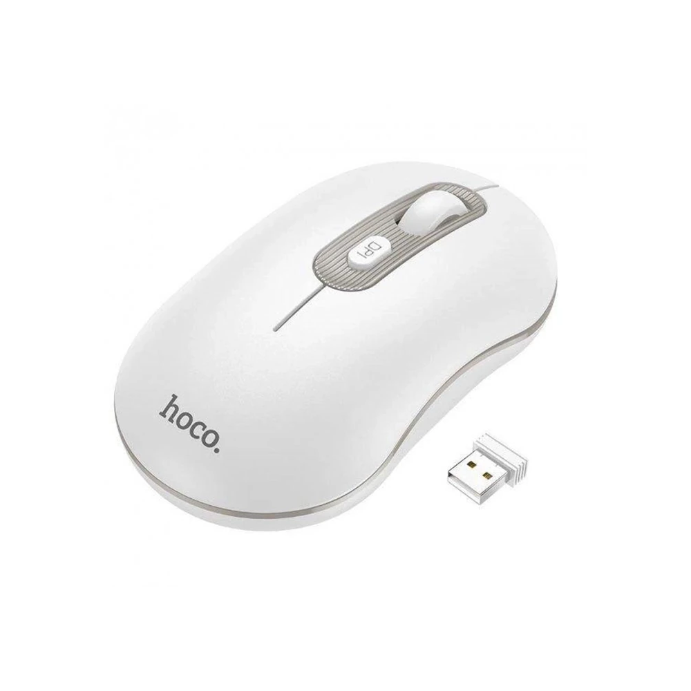 HOCO GM21 Platinium 1600dPi 2.4G Bluetooth Kablosuz Optik Mouse
