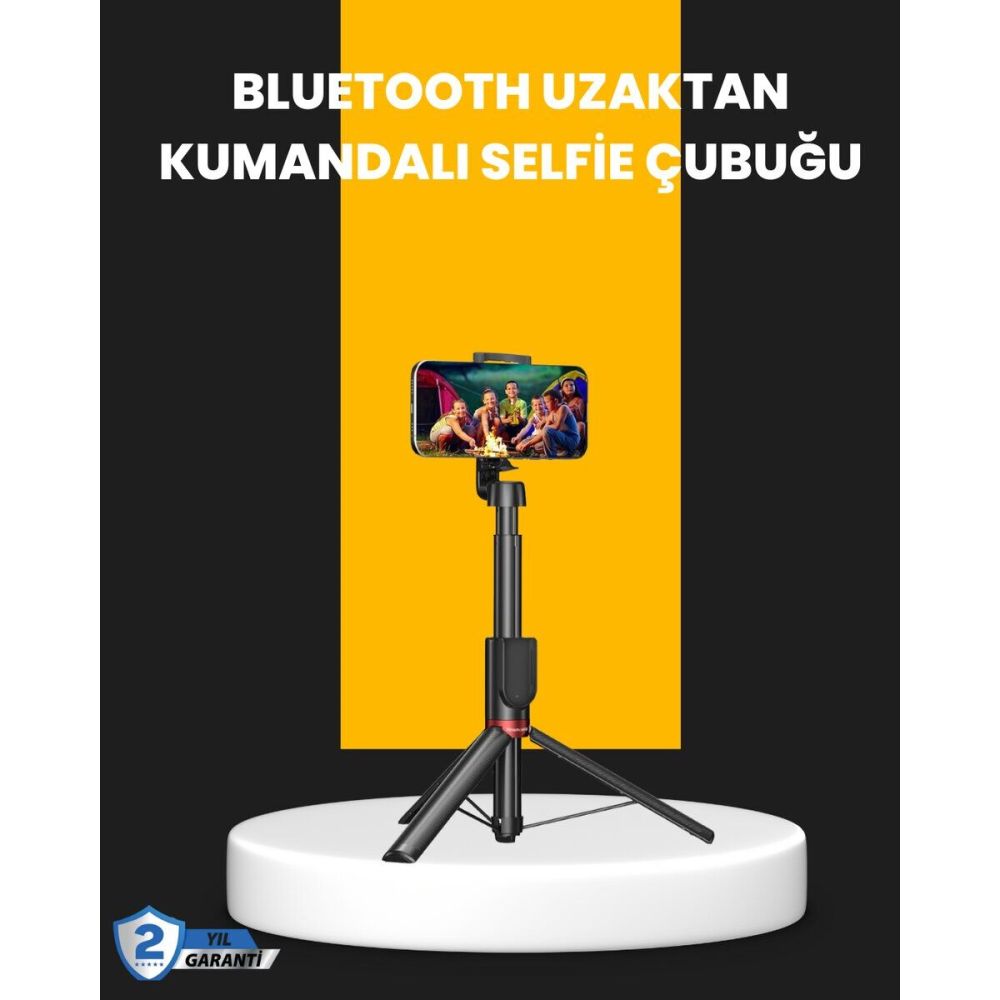 Canlı Yayın ve Fotoğraf İçin Tripodlu Telefon Tutucu