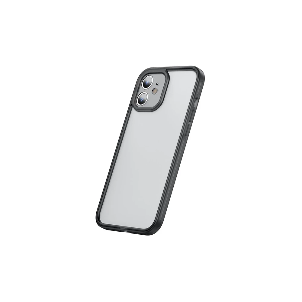 Baseus iPhone 12 Mini Kamera Lens Koruyuculu Frame Kılıf