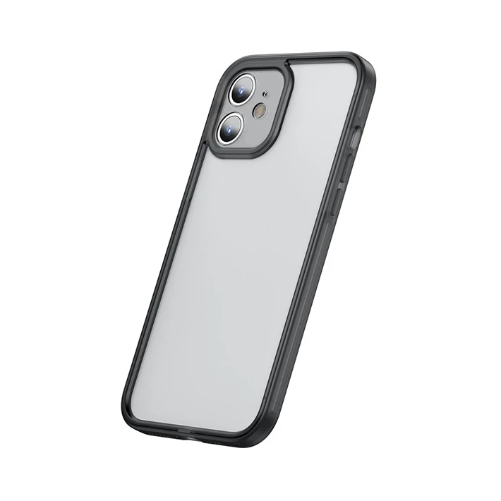 Baseus iPhone 12 Mini Kamera Lens Koruyuculu Frame Kılıf