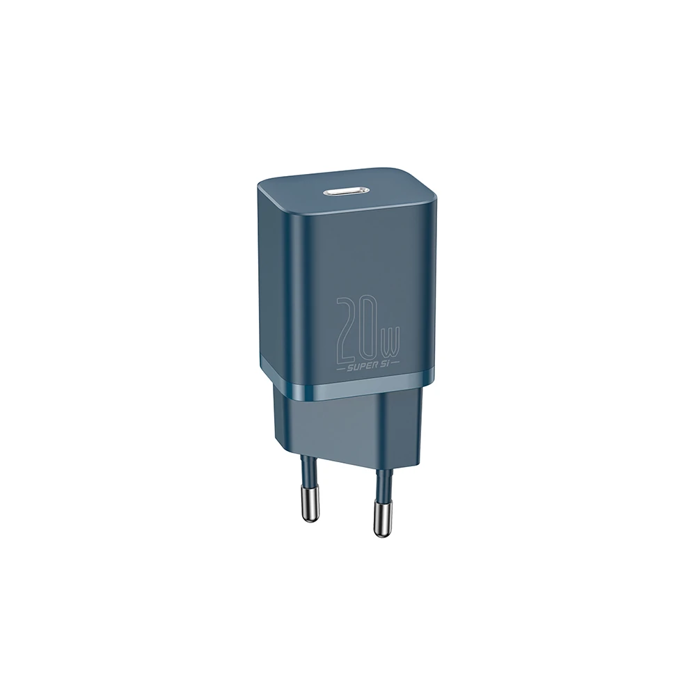 Baseus Super Si 20W PD Type-C Hızlı Şarj Adaptörü 20W İPhone 15-14-13-