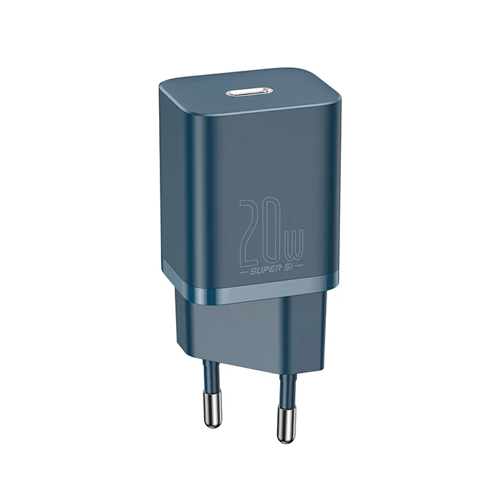 Baseus Super Si 20W PD Type-C Hızlı Şarj Adaptörü 20W İPhone 15-14-13-