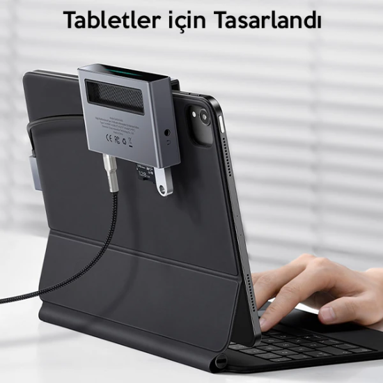 Baseus Magic Çok Fonksiyonlu Klipsli Type-C HUB 6in1 (USB3.0+SD+TF+HDM