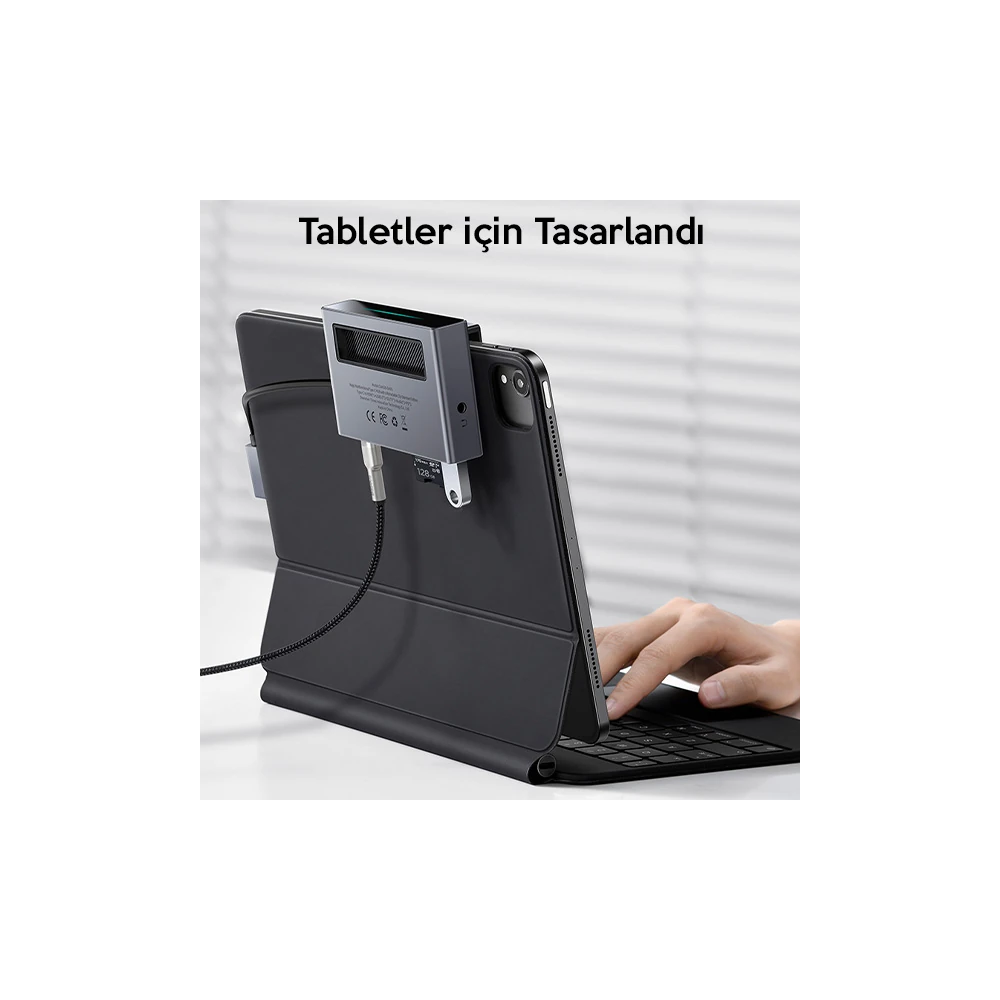 Baseus Magic Çok Fonksiyonlu Klipsli Type-C HUB 6in1 (USB3.0+SD+TF+HDM