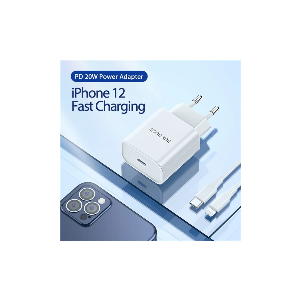 DUX DUCIS C50 PD 20W Hızlı Şarj Aleti 20W USB-C Güç Adaptörü