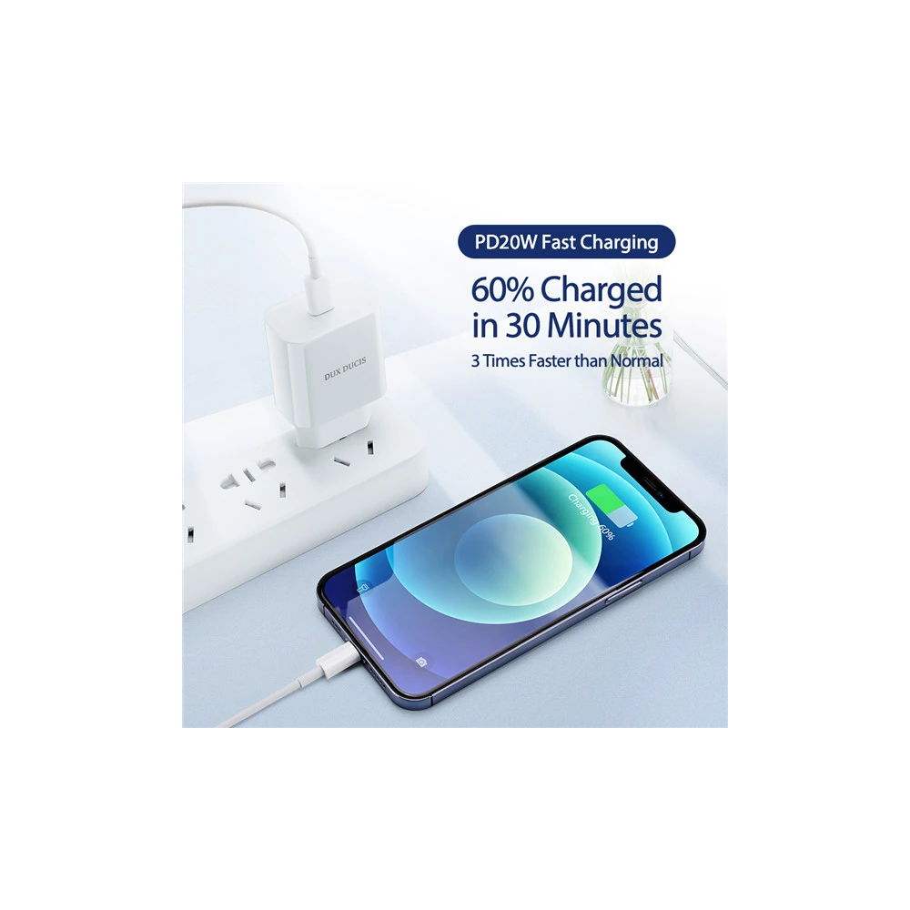 DUX DUCIS C50 PD 20W Hızlı Şarj Aleti 20W USB-C Güç Adaptörü