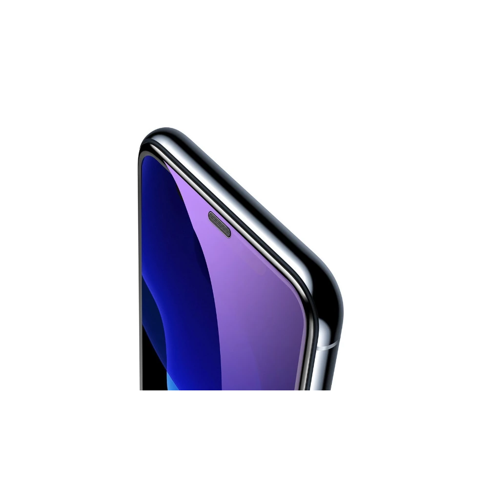 Baseus İPhone XS-X 5.5 Ekran Koruyucu Full Anti Blue Light Tempered Ca