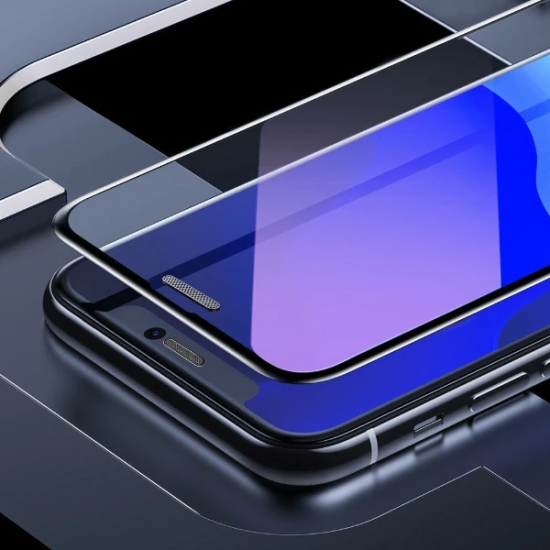 Baseus İPhone XS-X 5.5 Ekran Koruyucu Full Anti Blue Light Tempered Ca