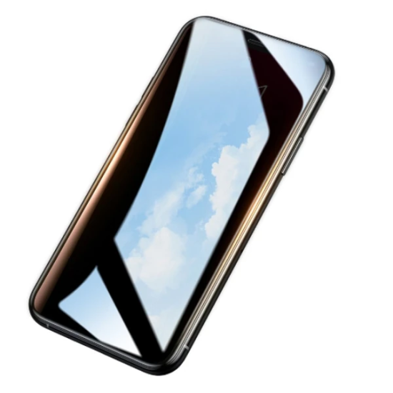 Baseus İPhone 11 Pro/ XS/X 023mm Anti Spy Çerçeveli Tempered Cam Ekran