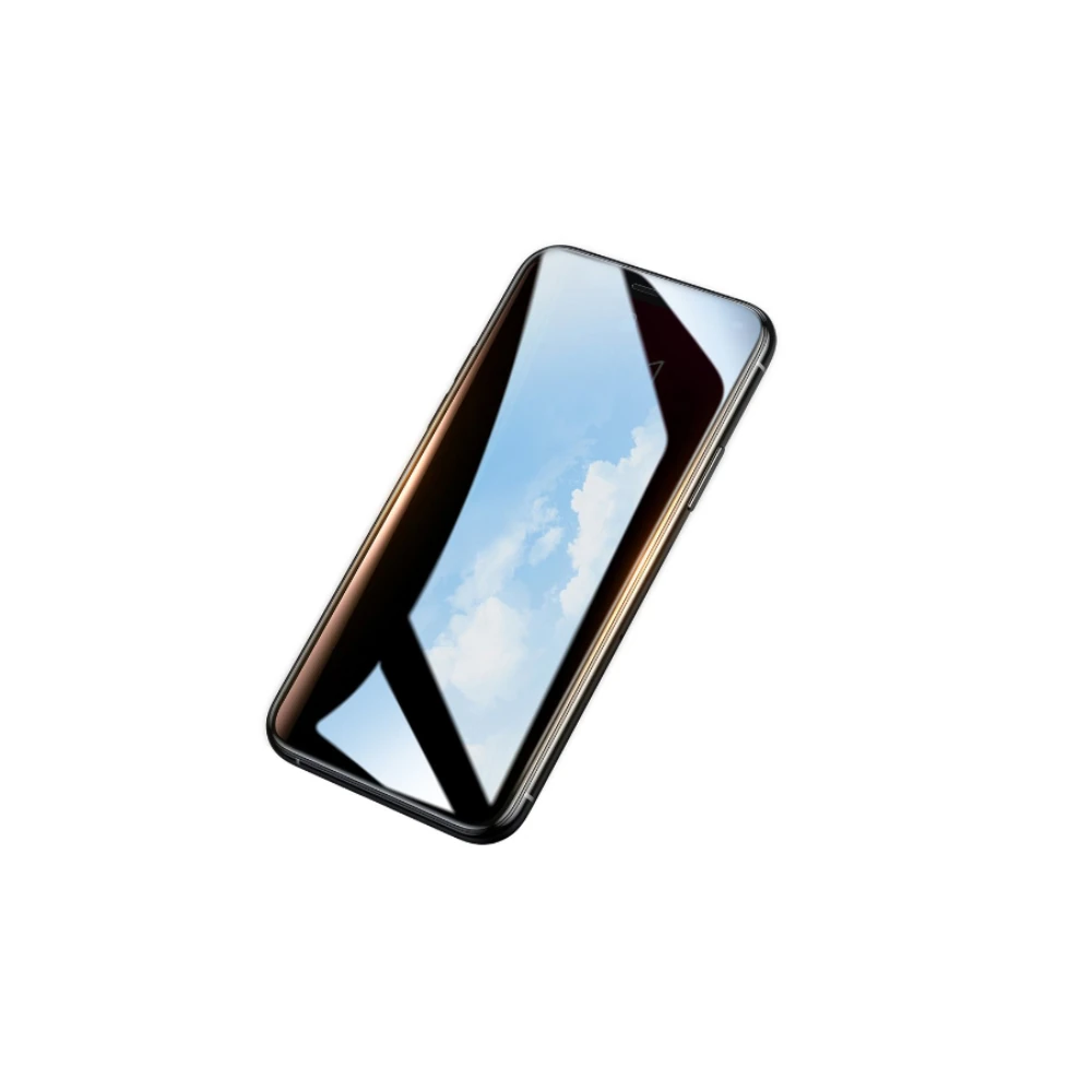 Baseus İPhone 11 Pro/ XS/X 023mm Anti Spy Çerçeveli Tempered Cam Ekran