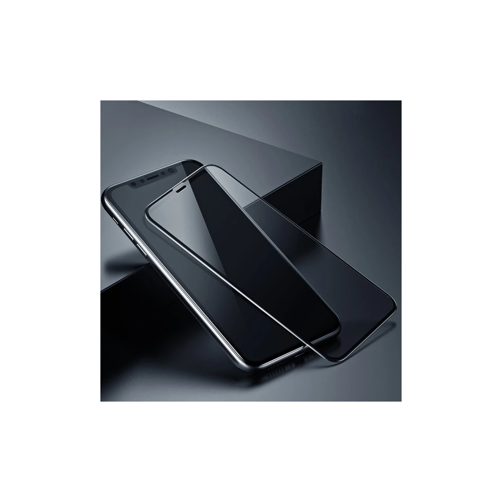 Baseus İPhone 11 Pro/ XS/X 023mm Anti Spy Çerçeveli Tempered Cam Ekran