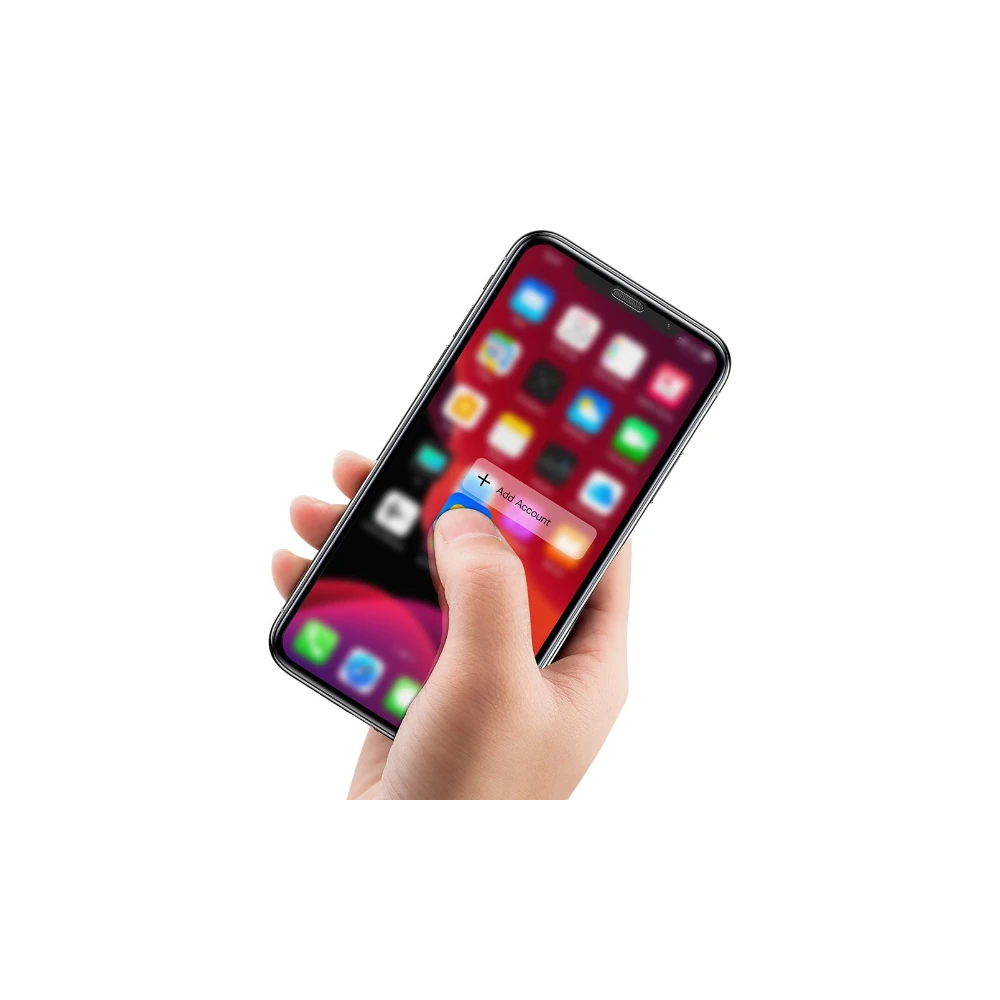 Baseus İPhone 11 Pro/ XS/X 023mm Anti Spy Çerçeveli Tempered Cam Ekran