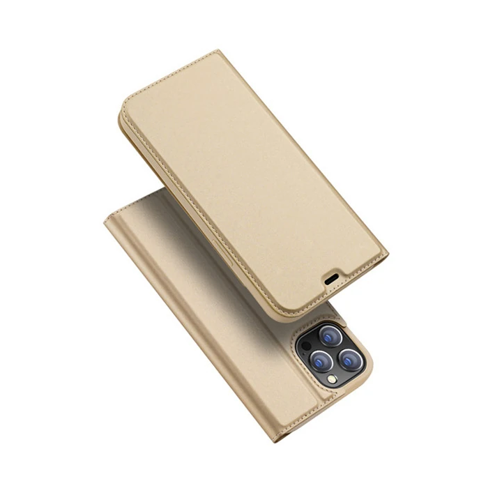 DUX DUCİS İPhone 12 Pro Max Kılıf Kapaklı Flip Cover Kılıf Skin Pro Se