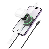 HOCO CW50 15W AirPods + Apple Watch+iPhone 3in1 Kablosuz Manyetik Hızl
