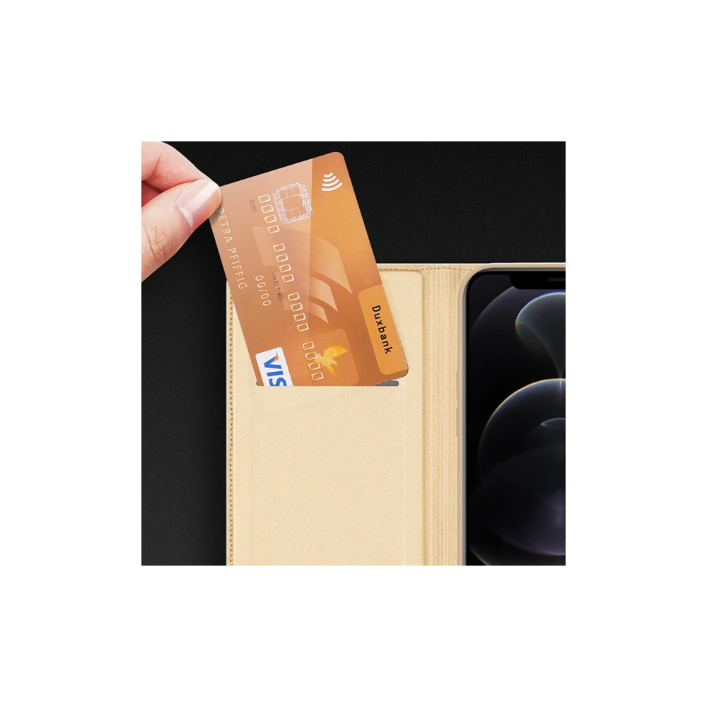 DUX DUCİS İPhone 12/ 12 Pro Kılıf Kapaklı Flip Cover Kılıf Skin Pro Se