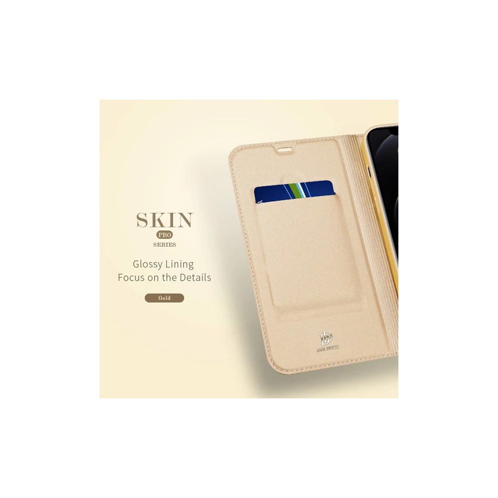 DUX DUCİS İPhone 12/ 12 Pro Kılıf Kapaklı Flip Cover Kılıf Skin Pro Se