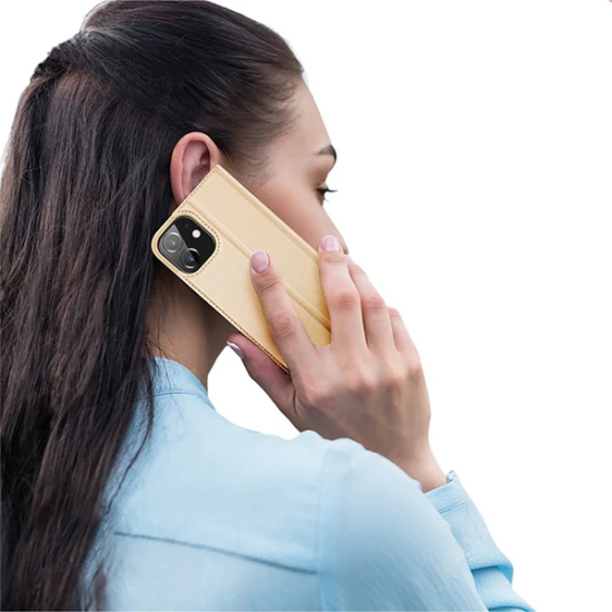 DUX DUCİS İPhone 12 Mini Kılıf Kapaklı Flip Cover Kılıf Skin Pro Serie