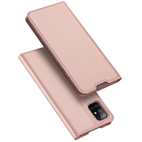 DUX DUCİS SM Galaxy M51 Kılıf Kapaklı Flip Cover Kılıf Skin Pro Series