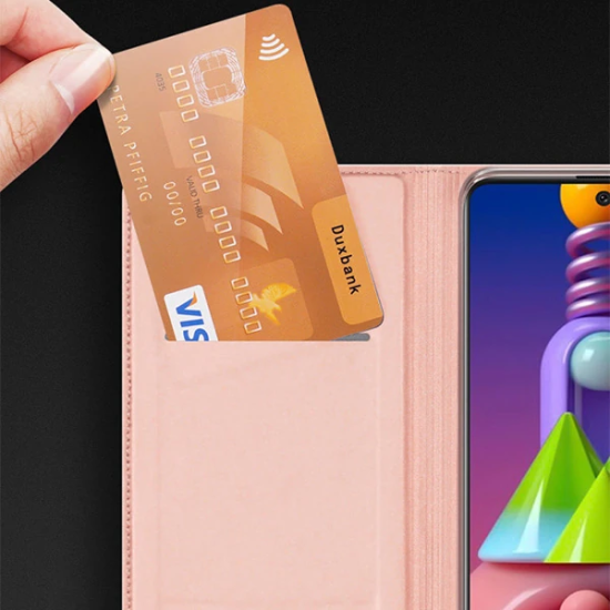 DUX DUCİS SM Galaxy M51 Kılıf Kapaklı Flip Cover Kılıf Skin Pro Series