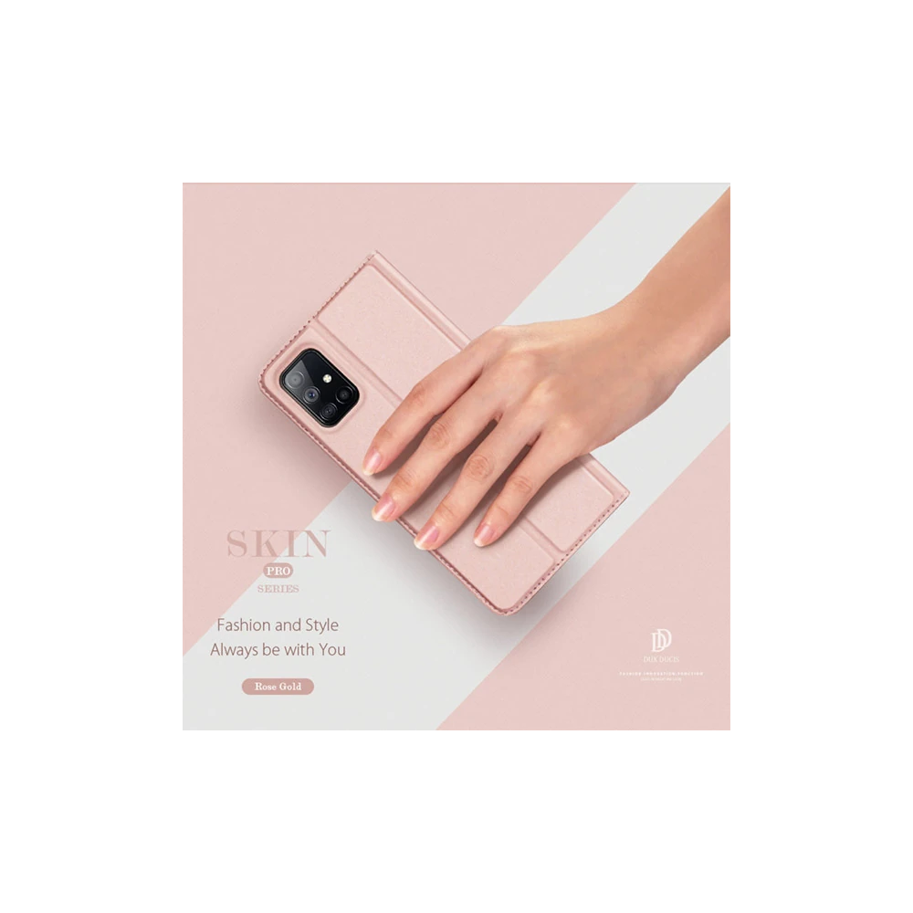 DUX DUCİS SM Galaxy M51 Kılıf Kapaklı Flip Cover Kılıf Skin Pro Series